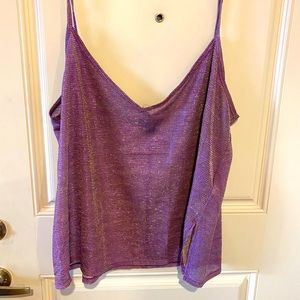 Purple Cami with Gold Sheen